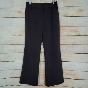 Worthington Womens Slacks Size 8 Brown Straight Modern Fit Pants Work Trouser‎
